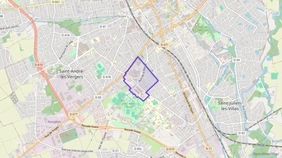 Appartement 40 m² deux pieces à vendre à Troyes