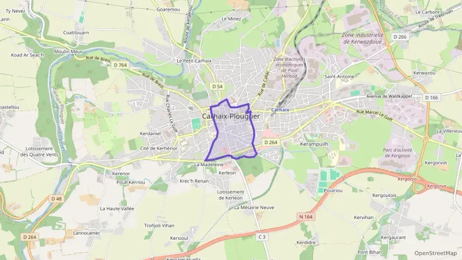 Appartement 71 m² trois pièces à vendre à Carhaix-Plouguer