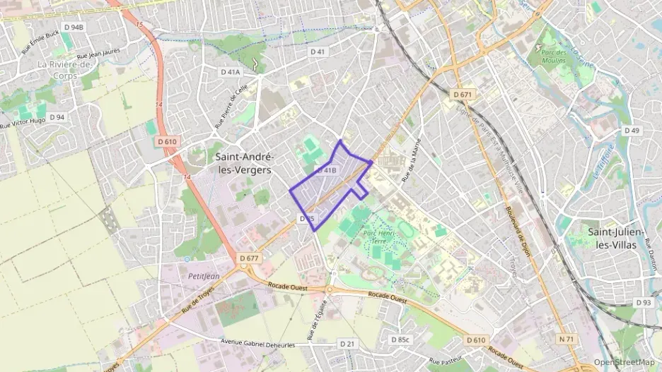 Appartement 71 m² trois pièces à vendre à Saint-André-les-Vergers