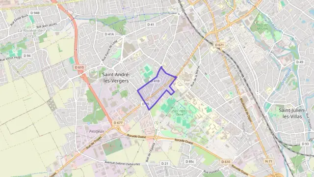 Appartement 55 m² trois pièces à vendre à Saint-André-les-Vergers