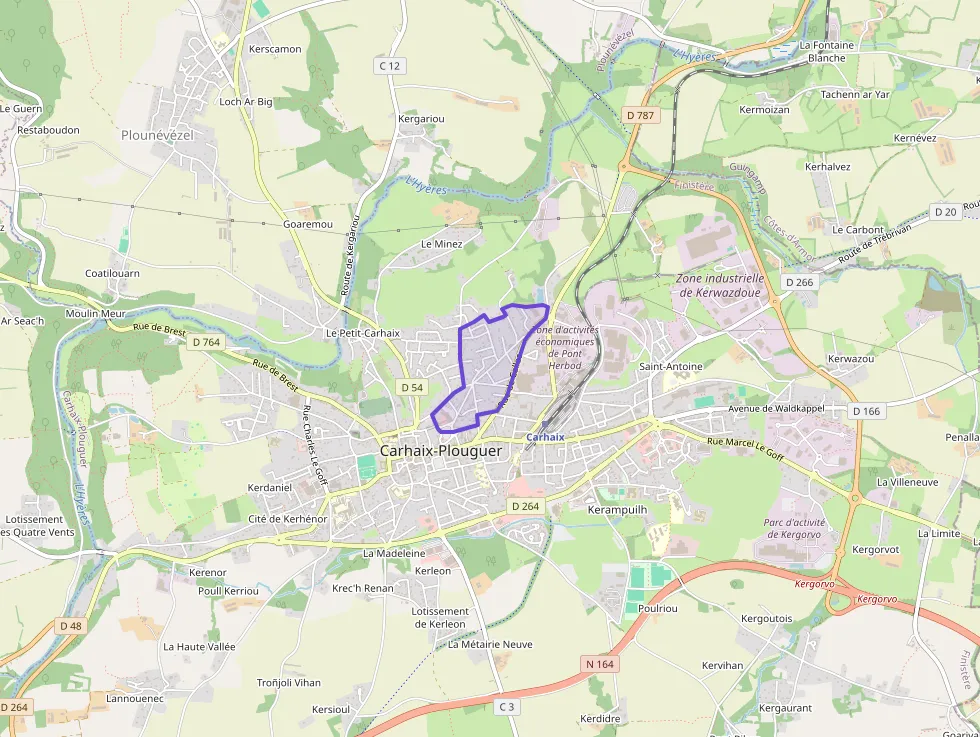 Appartement 45 m² deux pieces à vendre à Carhaix-Plouguer