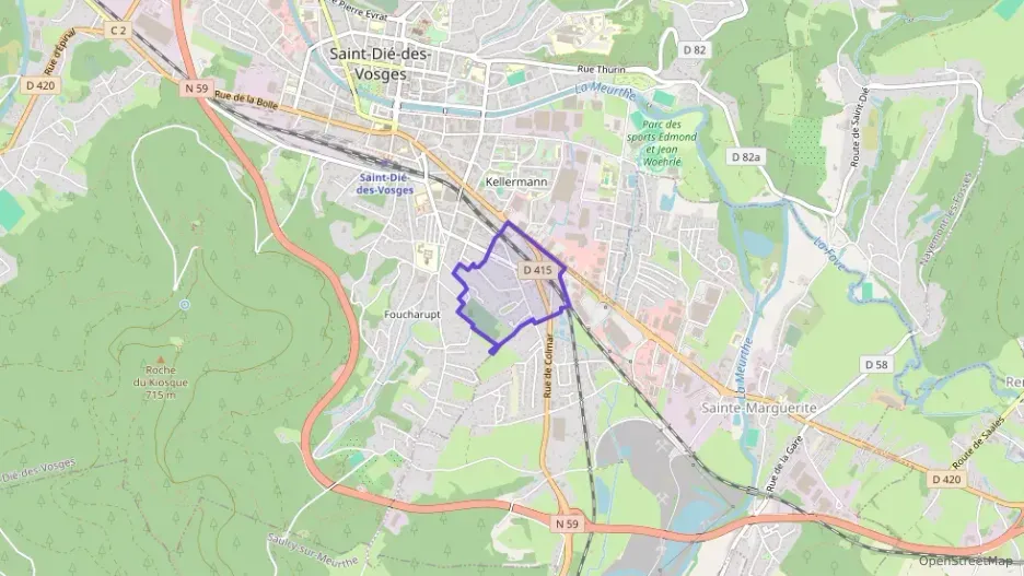 Appartement 92 m² trois pièces à vendre à Saint-Dié-des-Vosges