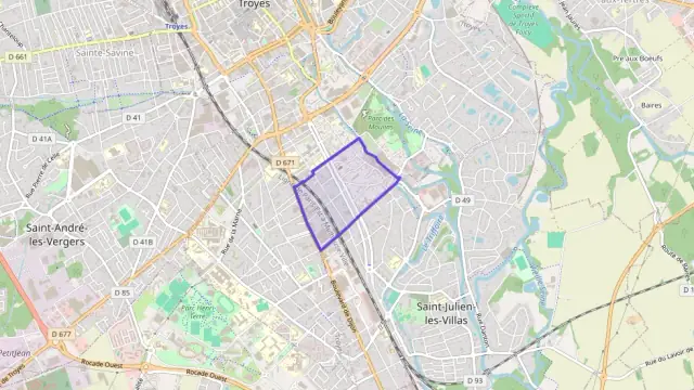 Appartement 40 m² deux pieces à vendre à Troyes