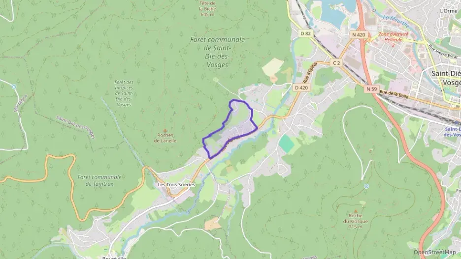 Appartement 75 m² quatre pièces à vendre à Saint-Dié-des-Vosges