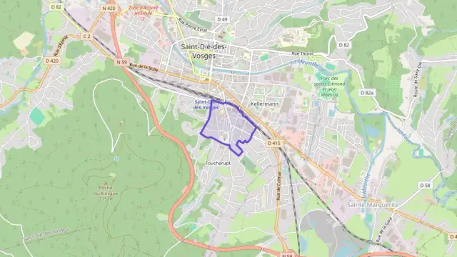 Appartement 91 m² quatre pièces à vendre à Saint-Dié-des-Vosges