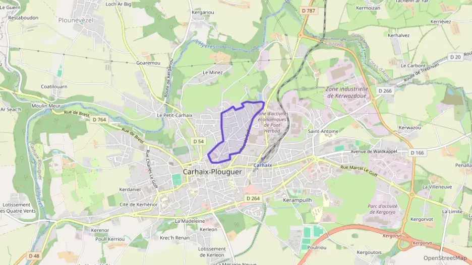 Appartement 64 m² trois pièces à vendre à Carhaix-Plouguer Appartement 64 m² trois pièces à vendre à Carhaix-Plouguer