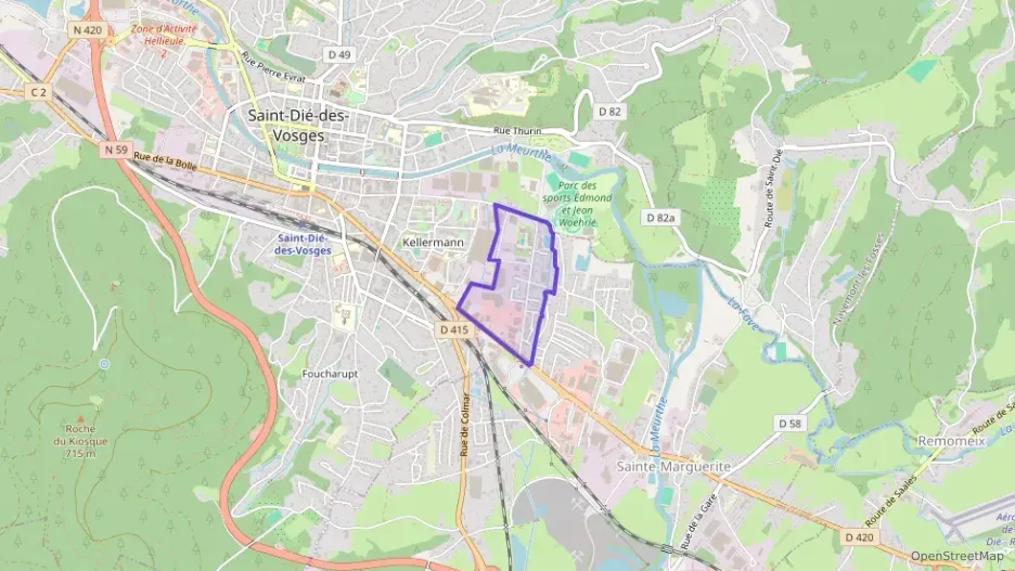 Appartement 115 m² cinq pièces à vendre à Saint-Dié-des-Vosges Appartement 115 m² cinq pièces à vendre à Saint-Dié-des-Vosges