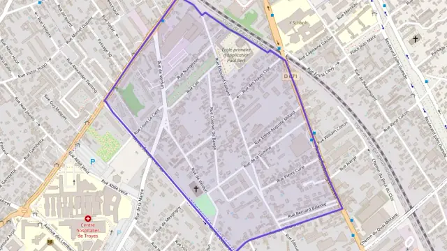 Appartement 68 m² quatre pièces à vendre à Troyes