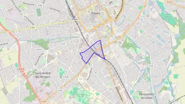 Appartement 62 m² trois pièces à vendre à Troyes