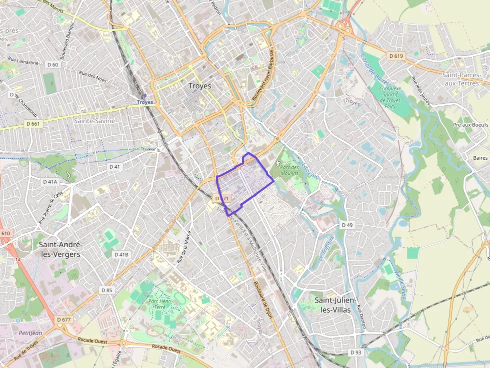 Appartement 33 m² deux pieces à vendre à Troyes