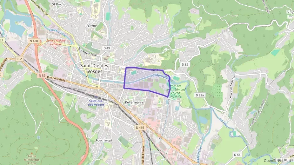 Appartement 70 m² trois pièces à vendre à Saint-Dié-des-Vosges