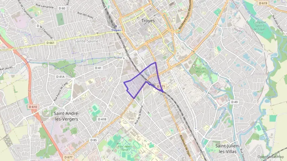 Appartement 36 m² deux pieces à vendre à Troyes