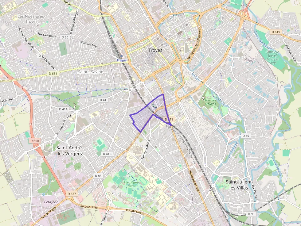 Appartement 91 m² 5 pièces à vendre à Troyes