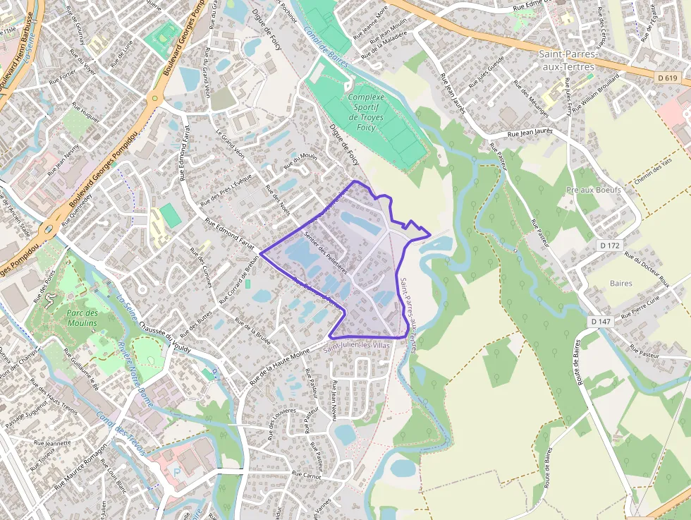 Appartement 75 m² quatre pièces à vendre à Troyes