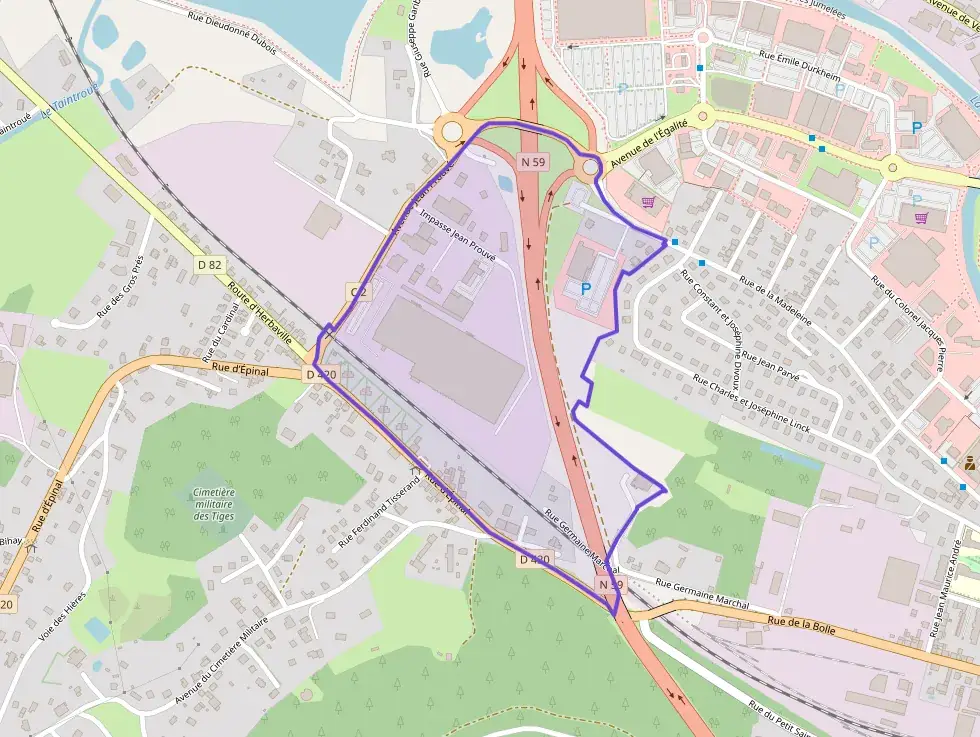 Appartement 92 m² quatre pièces à vendre à Saint-Dié-des-Vosges