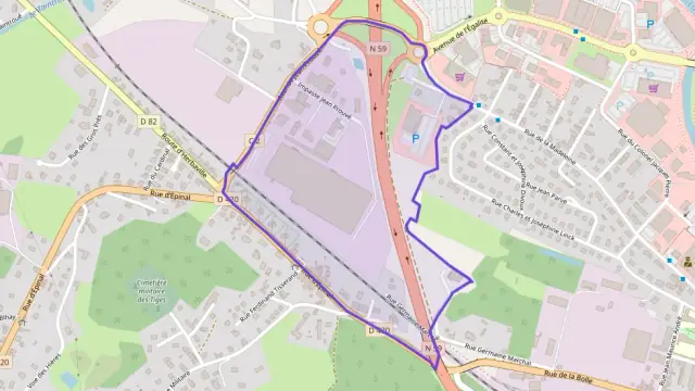 Appartement 92 m² quatre pièces à vendre à Saint-Dié-des-Vosges