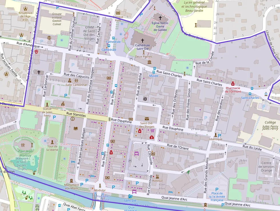 Appartement 40 m² deux pieces à vendre à Saint-Dié-des-Vosges