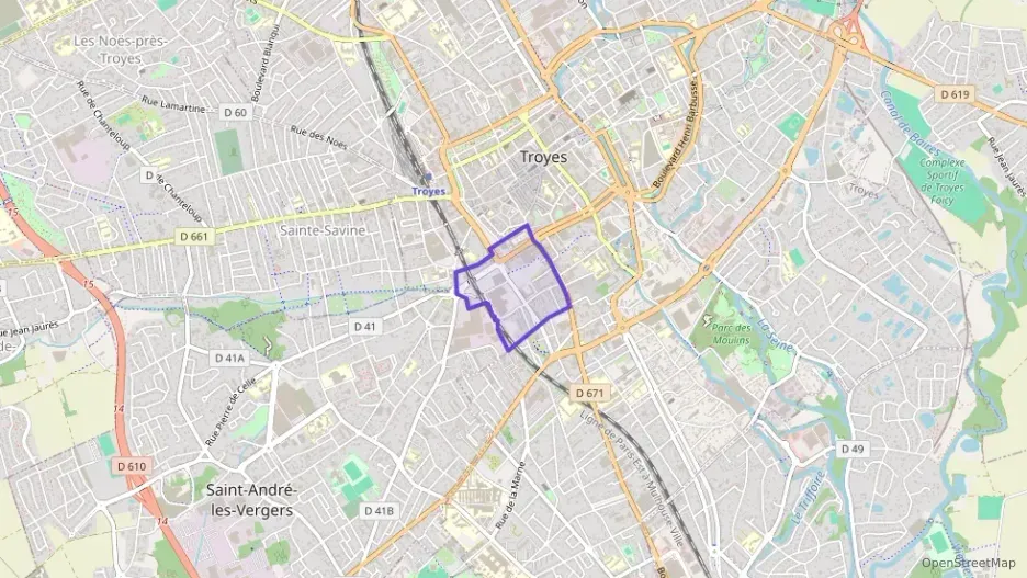 Appartement 99 m² trois pièces à vendre à Troyes