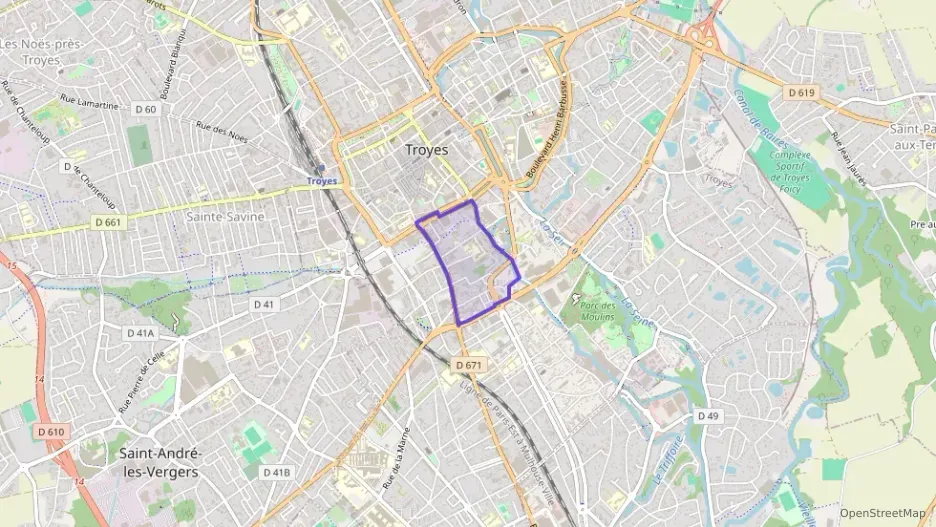 Appartement 37 m² deux pieces à vendre à Troyes