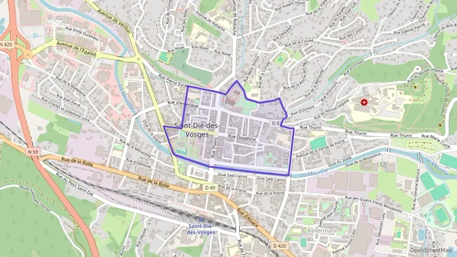 Appartement 93 m² quatre pièces à vendre à Saint-Dié-des-Vosges