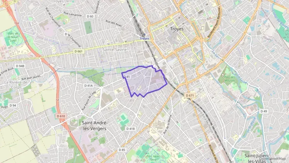 Appartement 53 m² deux pieces à vendre à Saint-André-les-Vergers