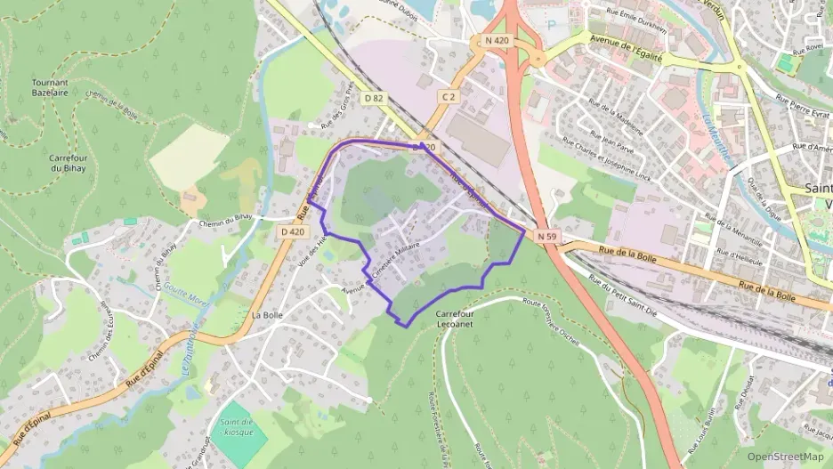 Appartement 58 m² quatre pièces à vendre à Saint-Dié-des-Vosges Appartement 58 m² quatre pièces à vendre à Saint-Dié-des-Vosges