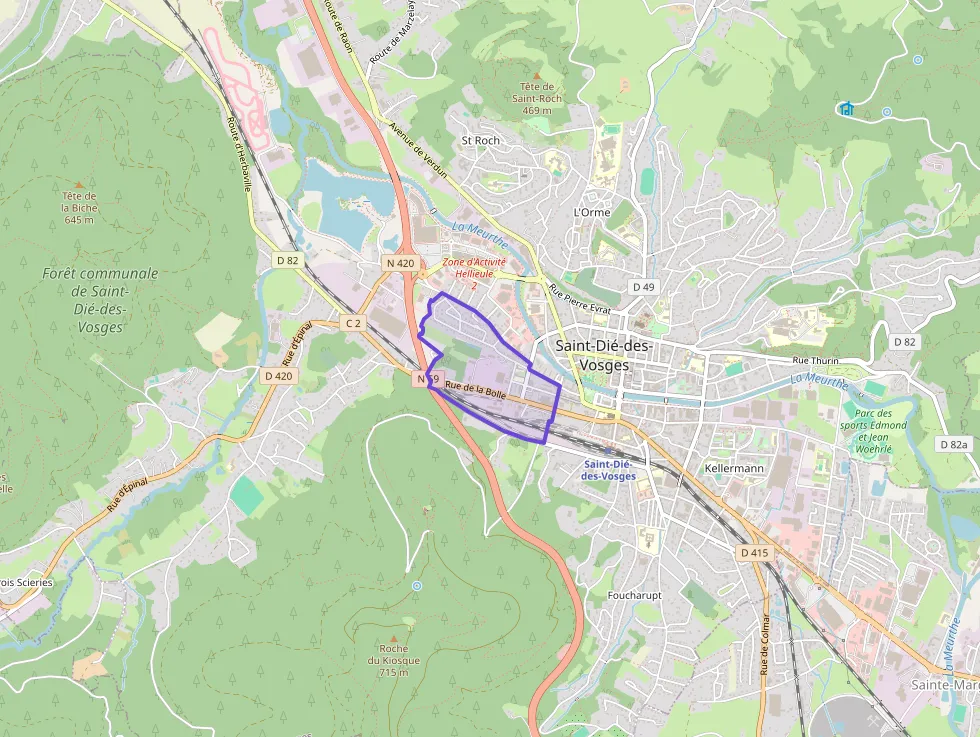 Appartement 75 m² quatre pièces à vendre à Saint-Dié-des-Vosges