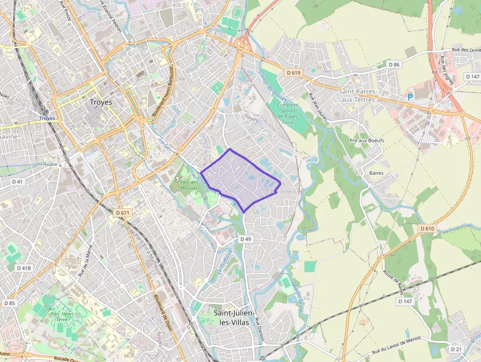 Appartement 36 m² deux pieces à vendre à Troyes