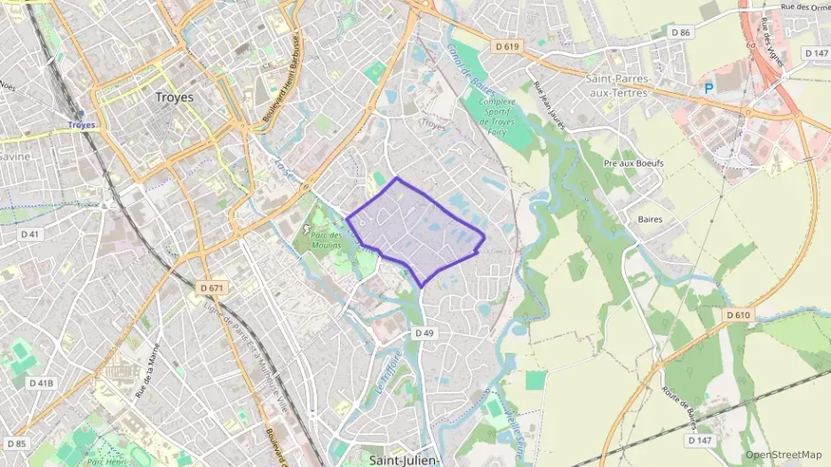 Appartement 36 m² deux pieces à vendre à Troyes