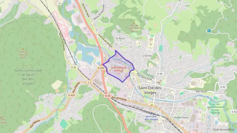 Appartement 85 m² quatre pièces à vendre à Saint-Dié-des-Vosges