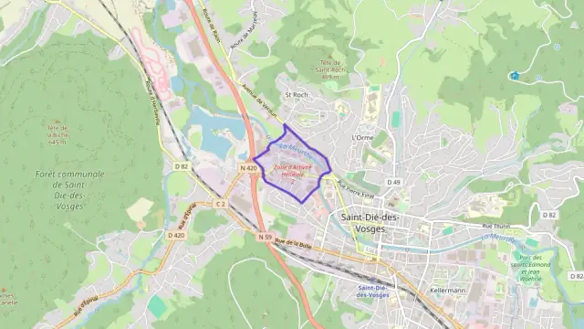 Appartement 85 m² quatre pièces à vendre à Saint-Dié-des-Vosges