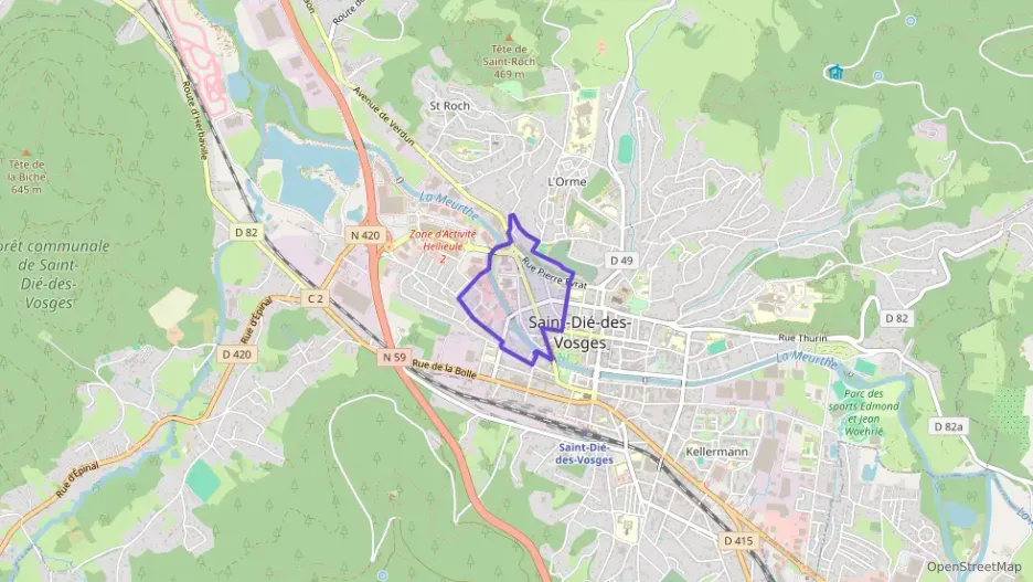 Appartement 40 m² deux pieces à vendre à Saint-Dié-des-Vosges
