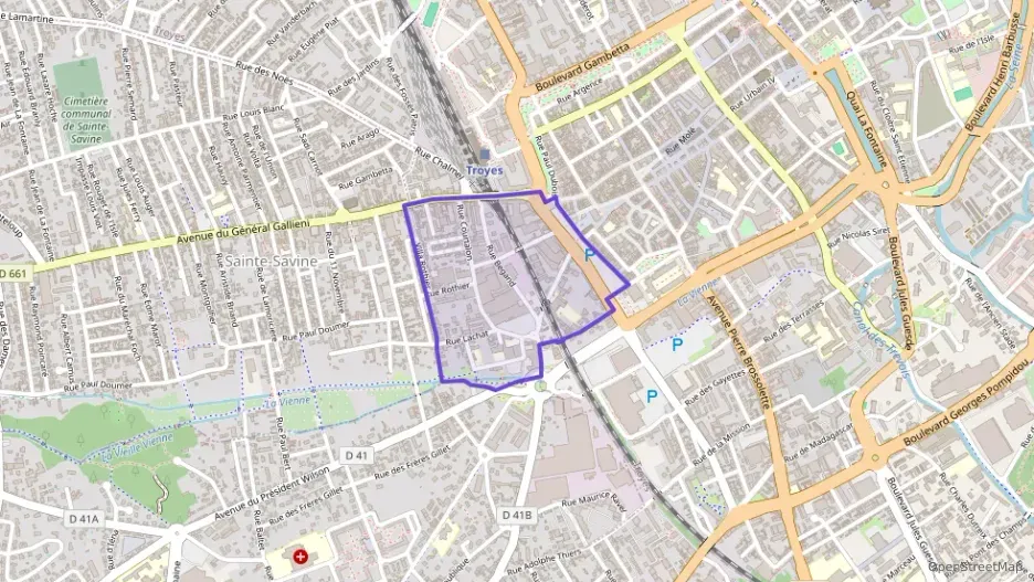 Appartement 108 m² cinq pièces à vendre à Troyes