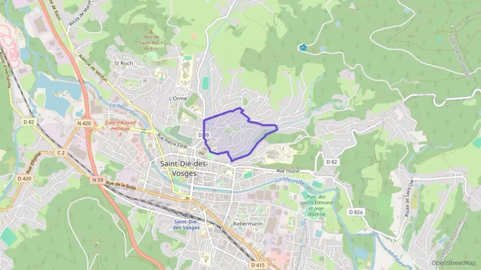 Appartement 100 m² cinq pièces à vendre à Saint-Dié-des-Vosges Appartement 100 m² cinq pièces à vendre à Saint-Dié-des-Vosges