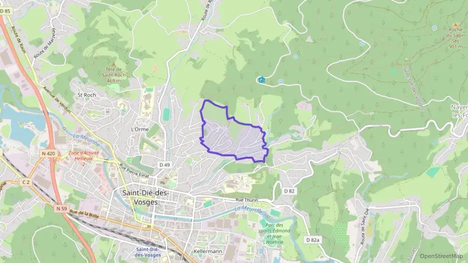 Appartement 125 m² quatre pièces à vendre à Saint-Dié-des-Vosges Appartement 125 m² quatre pièces à vendre à Saint-Dié-des-Vosges