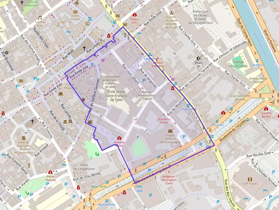 Appartement 84 m² quatre pièces à vendre à Troyes