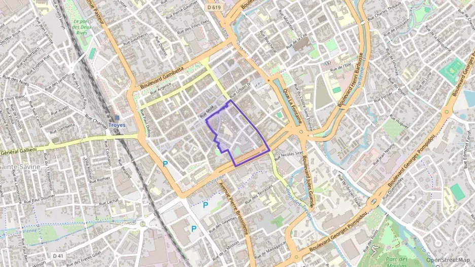 Appartement 84 m² quatre pièces à vendre à Troyes