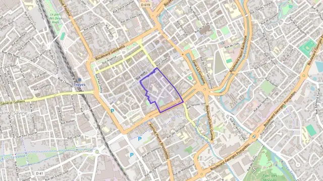 Appartement 84 m² quatre pièces à vendre à Troyes