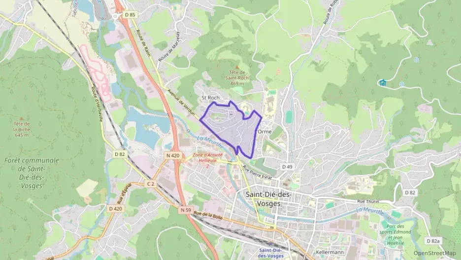Appartement 102 m² quatre pièces à vendre à Saint-Dié-des-Vosges