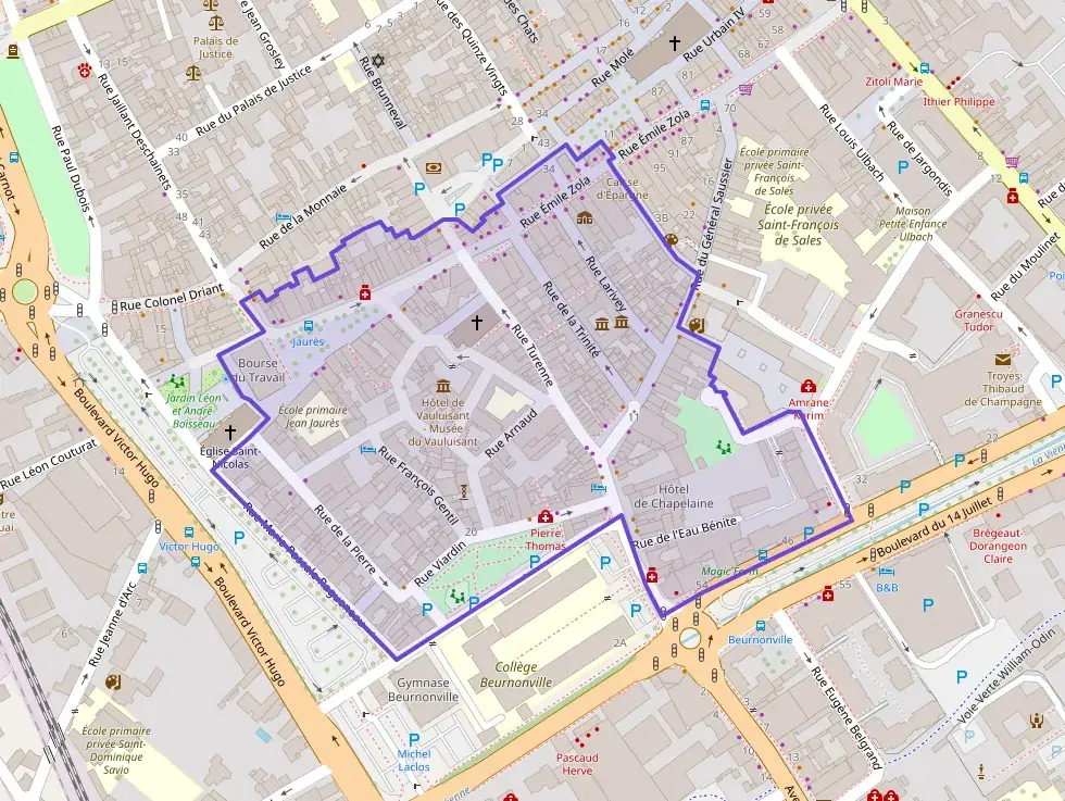 Appartement 65 m² trois pièces à vendre à Troyes