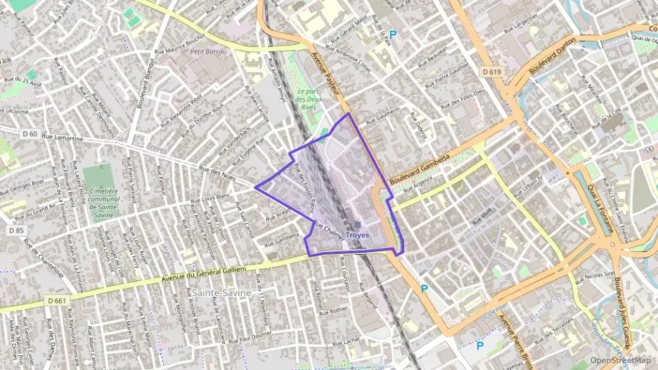 Appartement 95 m² trois pièces à vendre à Troyes