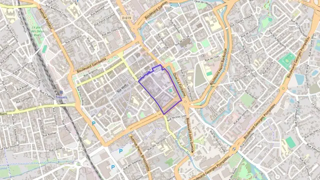 Appartement 38 m² une piece à vendre à Troyes