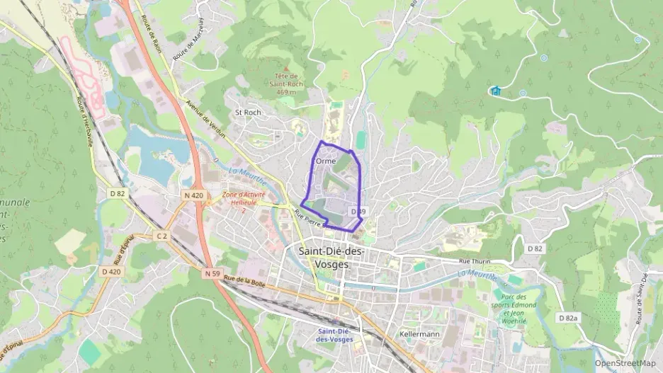 Appartement 78 m² quatre pièces à vendre à Saint-Dié-des-Vosges