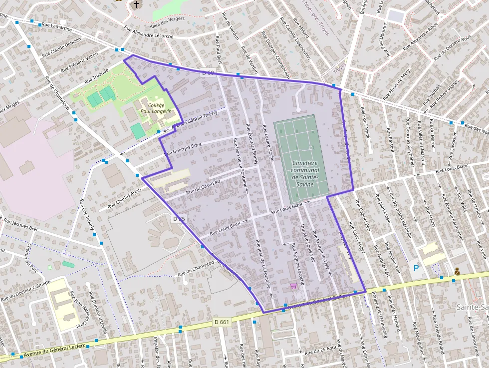 Appartement 60 m² trois pièces à vendre à Sainte-Savine