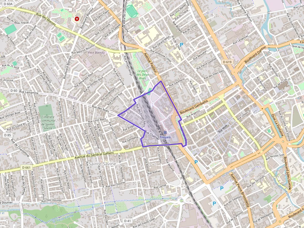 Appartement 48 m² deux pieces à vendre à Troyes