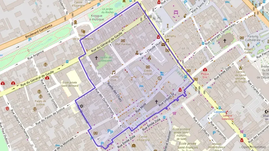 Appartement 52 m² trois pièces à vendre à Troyes