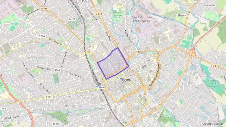 Appartement 61 m² deux pieces à vendre à Troyes