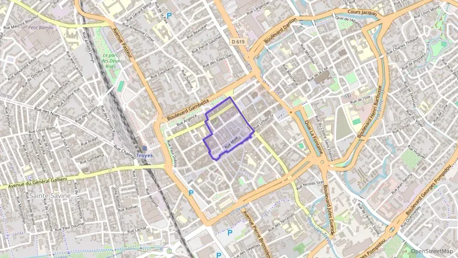 Appartement 85 m² une piece à vendre à Troyes