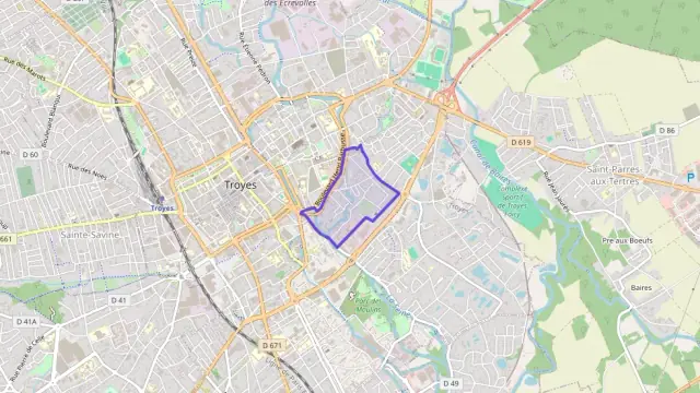 Appartement 78 m² trois pièces à vendre à Troyes