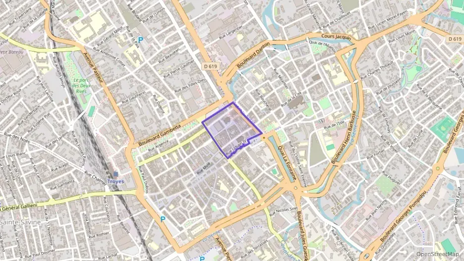 Appartement 50 m² deux pieces à vendre à Troyes